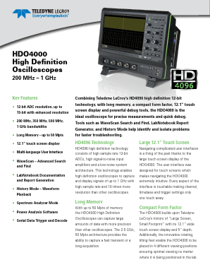 PP018 Datasheet PDF Teledyne Technologies Incorporated