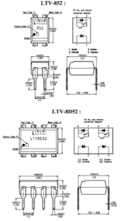 LTV-852 Datasheet PDF Shenzhen Tenand Technology Co., Ltd.