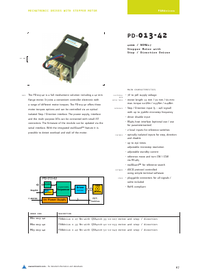PD3-013-42 Datasheet PDF TRINAMIC Motion Control GmbH 
