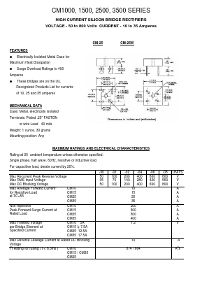CM1501 Datasheet PDF Transys Electronics Limited