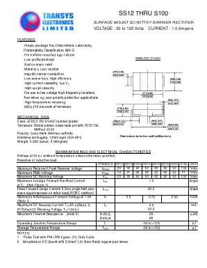 S100 Datasheet PDF Transys Electronics Limited