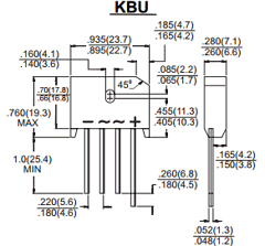 KBU807 Datasheet PDF TSC Corporation
