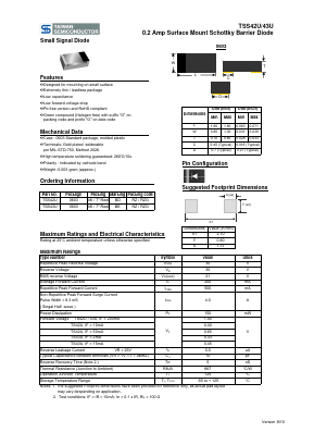 TSS43U Datasheet PDF TSC Corporation
