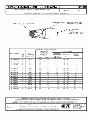 44A0311-14-9CS3030 Datasheet PDF TE Connectivity