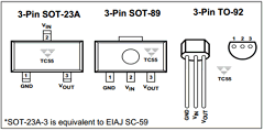 TC55RP1301EMBRT Datasheet PDF TelCom Semiconductor Inc => Microchip