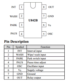 U842B Datasheet PDF Temic Semiconductors