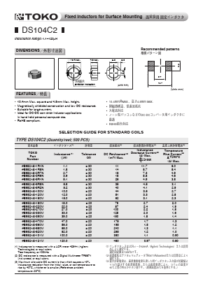 B952AS-680M Datasheet PDF Toko America Inc 