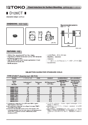 989BS-270M Datasheet PDF Toko America Inc 
