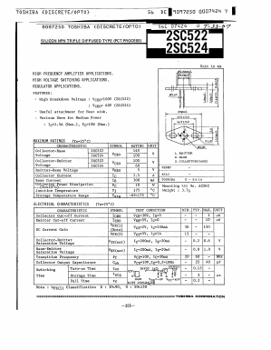 2SC522 Datasheet PDF Toshiba