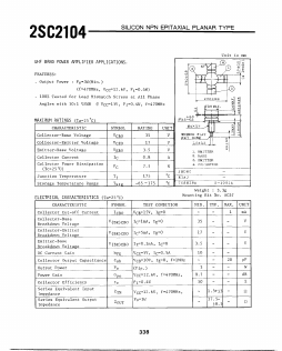2SC2104 Datasheet PDF Toshiba