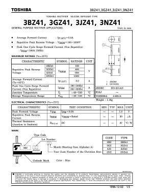3JZ41 Datasheet PDF Toshiba