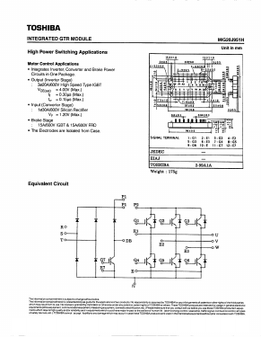 MIG20J951H Datasheet PDF Toshiba