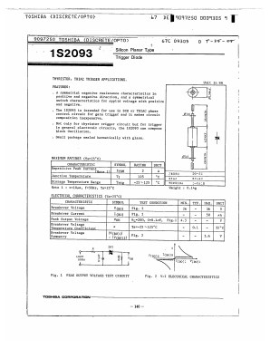 1S2093 Datasheet PDF Toshiba