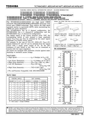 HC4051 Datasheet PDF Toshiba