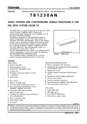 TB1230 Datasheet PDF Toshiba