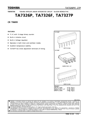 TA7326P Datasheet PDF Toshiba