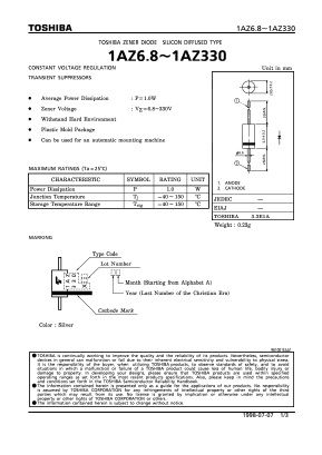 1AZ300Y Datasheet PDF Toshiba