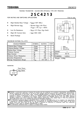 2SC4213 Datasheet PDF Toshiba