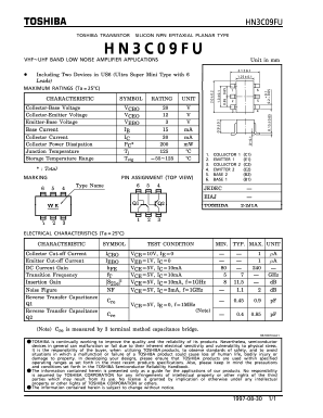 HN3C09FU Datasheet PDF Toshiba