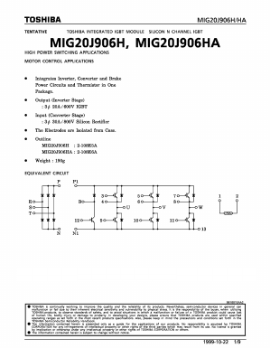 MIG20J906H Datasheet PDF Toshiba