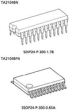 TA2104BFN Datasheet PDF Toshiba