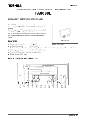 TA8068L Datasheet PDF Toshiba