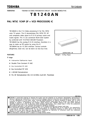 TB1240AN Datasheet PDF Toshiba