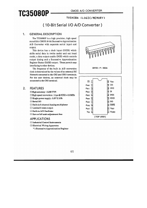 TC35080P Datasheet PDF Toshiba