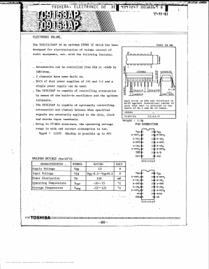 TC9153AP Datasheet PDF Toshiba