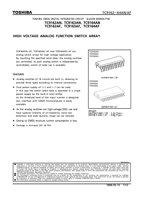 TC9163AF Datasheet PDF Toshiba
