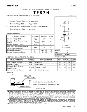 TFR7H Datasheet PDF Toshiba