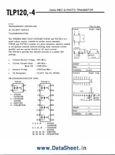 TLP120-4 Datasheet PDF Toshiba