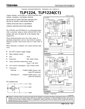 TLP1224 Datasheet PDF Toshiba