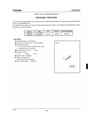 TMP4270N Datasheet PDF Toshiba