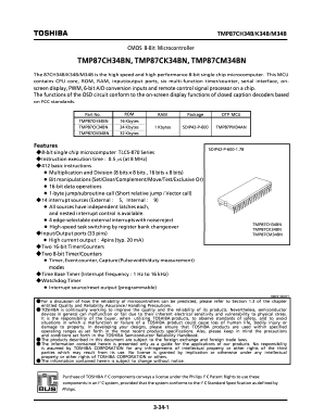 TMP87CH34BN Datasheet PDF Toshiba