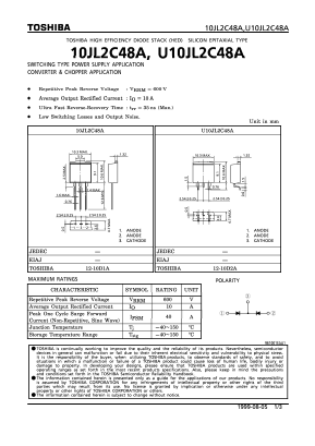 10JL2C48A Datasheet PDF Toshiba