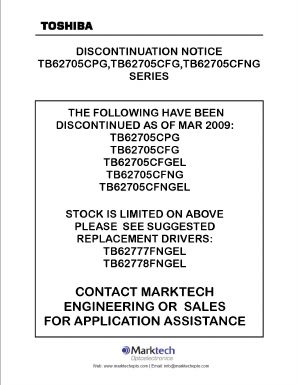 TB62705CPG_09 Datasheet PDF Toshiba