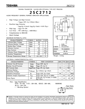 2SC2712 Datasheet PDF Toshiba