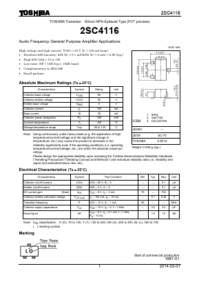 2SC4116-L Datasheet PDF Toshiba