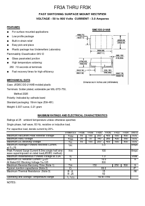 FR3B Datasheet PDF Transys Electronics