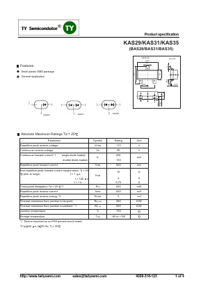 KAS31 Datasheet PDF TY Semiconductor