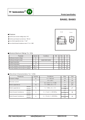 BA683 Datasheet PDF TY Semiconductor