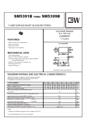 SM5391B Datasheet PDF UNIOHM CORPORATION