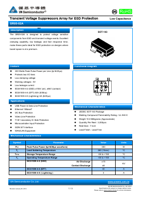 SR05-02A Datasheet PDF UN Semiconducctor INC