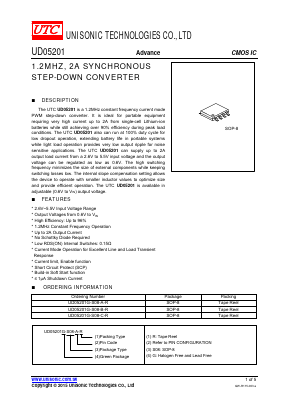UD05201G-S08-A-R Datasheet PDF Unisonic Technologies