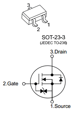 2N7002KG-AE2-R Datasheet PDF Unisonic Technologies