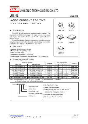 LR1106G-28-S08-T Datasheet PDF Unisonic Technologies