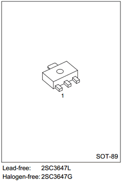 2SC3647G-S-AB3-R Datasheet PDF Unisonic Technologies