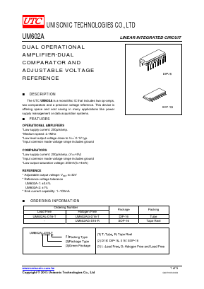 UM602A Datasheet PDF Unisonic Technologies