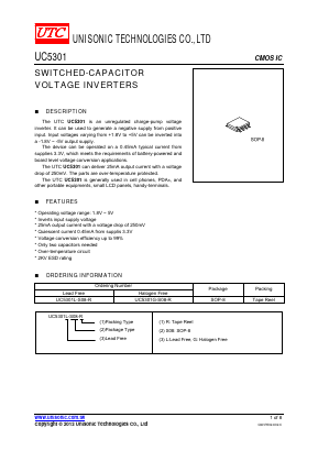 UC5301 Datasheet PDF Unisonic Technologies